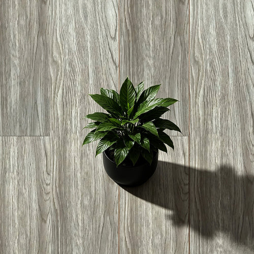 Self Adhesive Vinyl Floor Tiles Peel & Stick Flooring Dark Grey Ash 16 Pack 2.3m²