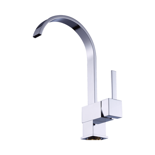Basin Mixer Tap Curved Neck Faucet -Kitchen Laundry Bathroom Sink