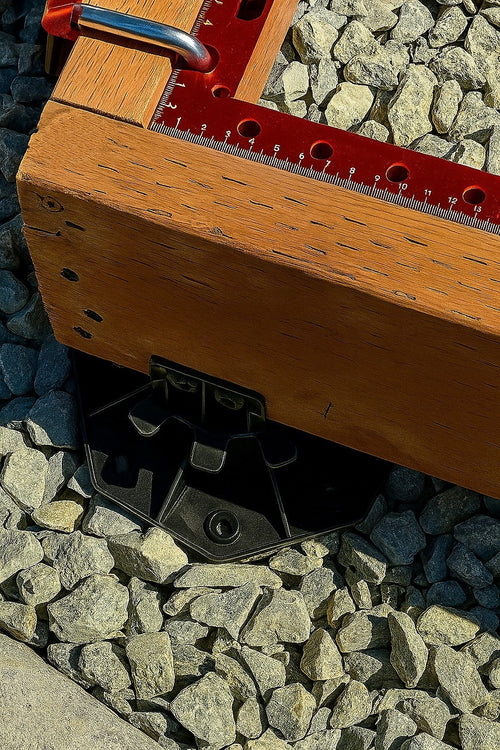 12 Pack Adjustable Deck Support Pedestals – Deck Foundation Bases