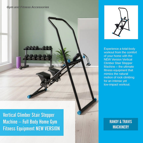 Vertical Climber Stair Stepper Machine – Full Body Home Gym Fitness Equipment for Cardio and Strength