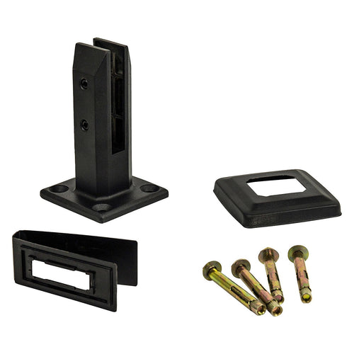 Glass Black Spigot 304 Stainless Steel Balustrade Pool Fence