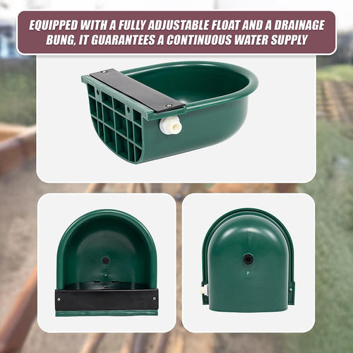 4L Water Trough Bowl with Automatic Float Valve 