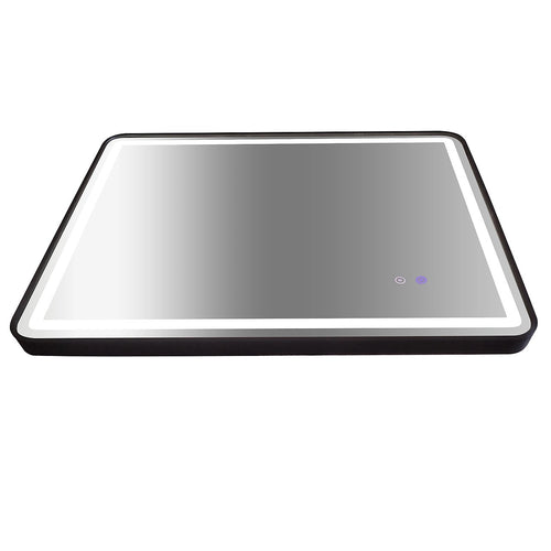 Rectangular Mirror LED Anti-Fog Illuminated Bathroom Living Room - 90 x 70cm