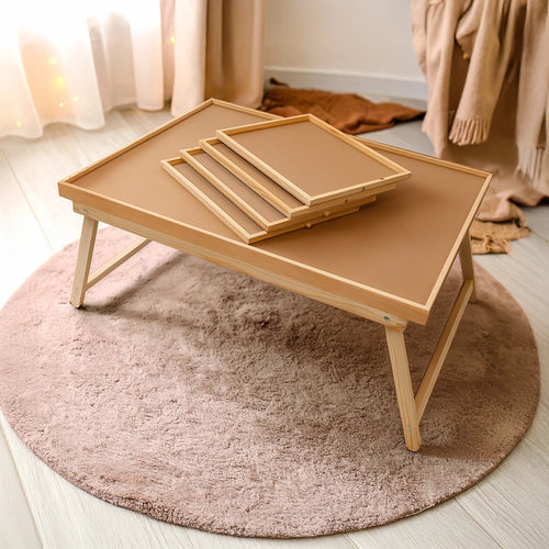 1500 Piece Puzzle Board, 70cm x 90cm Wooden Jigsaw Puzzle Table with Legs