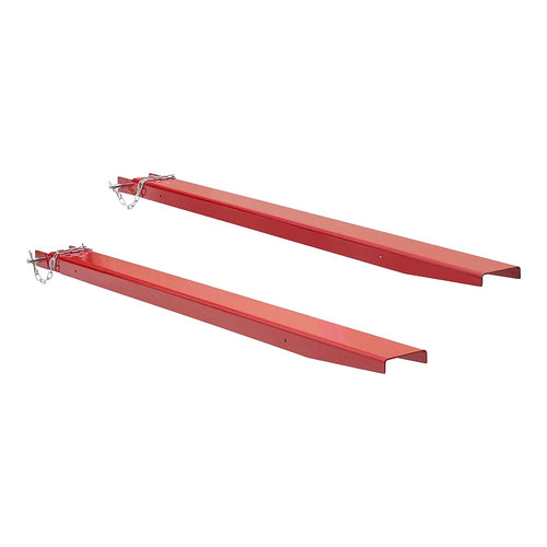 209cm Heavy Duty Forklift Fork Extensions – Carbon Steel Pallet Fork Attachments with Safety Retaining Pins