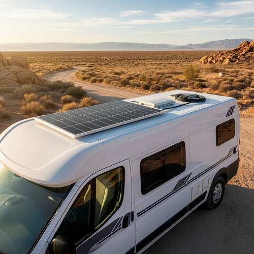 500W 12V Monocrystalline Solar Panel Kit – Battery Charger for Caravan & Camping