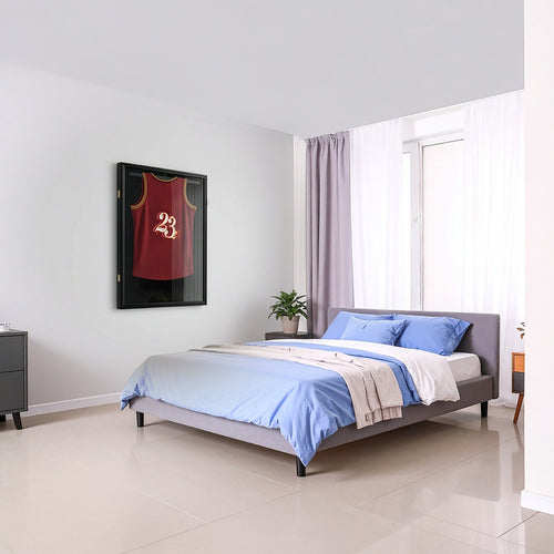 Wall Display/Case Lockable Rack 80cm Football Basketball Jersey Storage Box