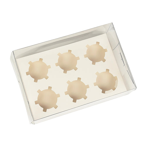 Cupcake Boxes 10-Pack – Clear PVC Dessert Packaging