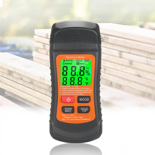 Dampness Moisture Meter – Digital Detector for Wood, Paper & Walls | Multi-Mode Tool