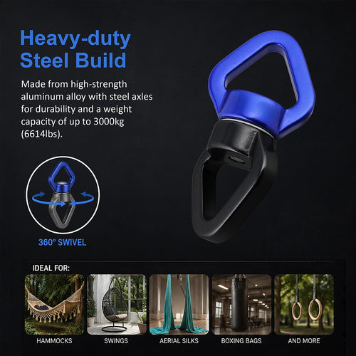 360 Rotating Swing Swivel Hardware Hammock Hanger