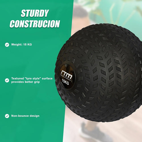 Tyre Thread Slam Ball Medicine Ball - 15kg 