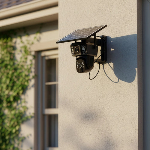 9MP Wireless Solar Security Camera – WIFI Outdoor Battery PTZ CCTV System for Home & Property