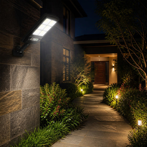 180 LED Solar Street Light Motion Sensor with Remote Control
