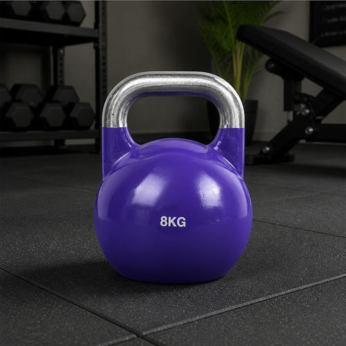 8kg Pro-Grade Steel Kettlebell – Heavy Duty Strength Training