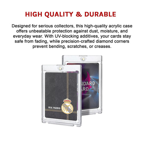 25-Pack Magnetic Card Holders – 35pt Trading Cards Protection for Sports & Collectibles