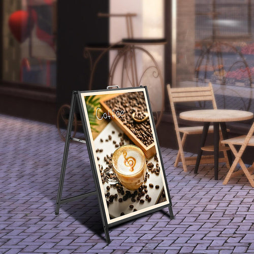 Frame Sign Sidewalk Sign Board 60x90cm Advertising Poster Display