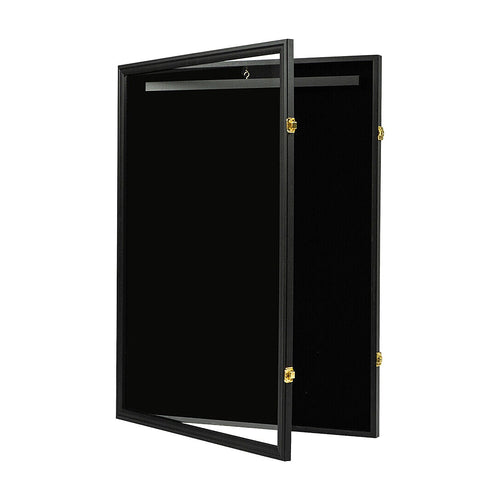 80cm Wall Mounted Lockable Jersey Display Case for Sports Memorabilia & Signed Shirts