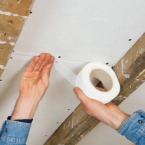 24-Pack Fibreglass Plasterboard Joint Tapes – 50mm x 90m Self-Adhesive Drywall Mesh Rolls for Strong Seam Repairs
