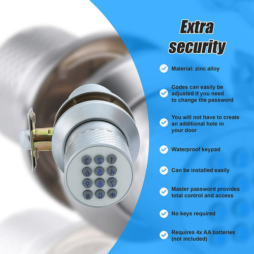 Digital Electronic Door Lock Keyless Entry Keypad