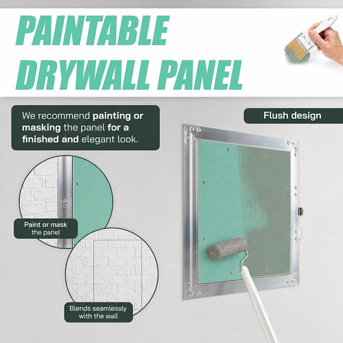 300x300mm Plasterboard Access Panel with Aluminium Frame Inspection Hatch