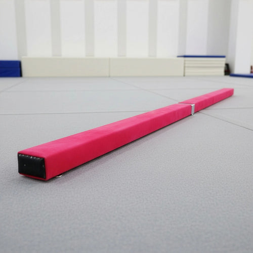 2.4m (8FT) Gymnastics Folding Balance Beam – Pink Training Equipment