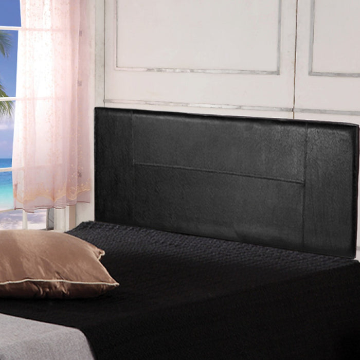 Queen Black PU Leather Bed Headboard Bedhead