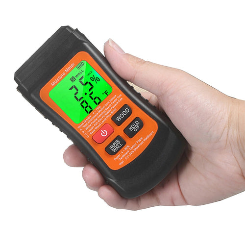 Dampness Moisture Meter – Digital Detector for Wood, Paper & Walls | Multi-Mode Tool