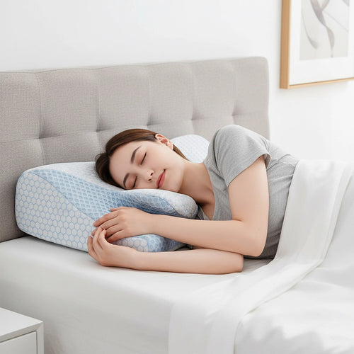 Soft Cervical Memory Foam Pillow for Neck Pain Relief – Ergonomic Support