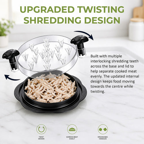 Chicken Shredder Tool Large Twist Meat Shredder with Handles