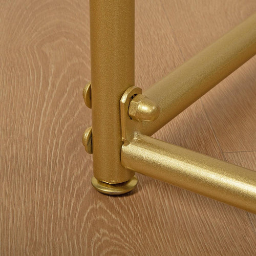 Commercial Clothing Garment Rack Retail Shop in Gold 