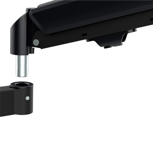 Triple Computer Monitor Mount Stand – Desk Clamp with 3 Adjustable Arms for Multi-Screen Display Setup