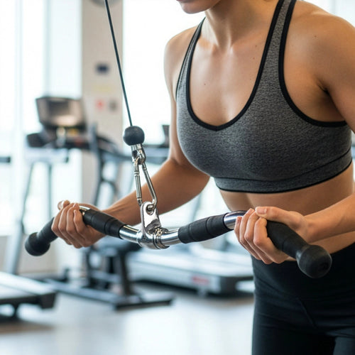 Randy & Travis Rubber-Coated Revolving Curl Row Bar Attachment