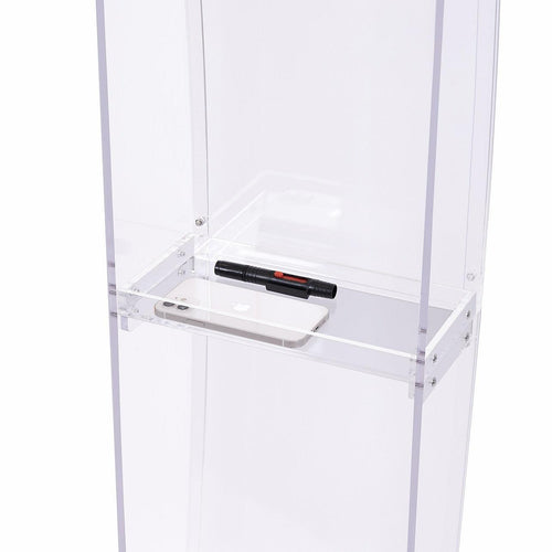 120cm Acrylic Podium Stand Transparent