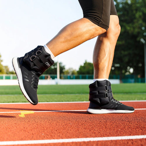 10kg Adjustable Ankle/Wrist Weight Straps – Strength & Resistance Training Gear for Fitness Workouts