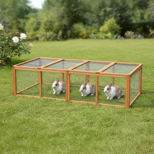 Large Chicken Coop & Run – Outdoor Rabbit Hutch, Guinea Pig Cage and Pet House