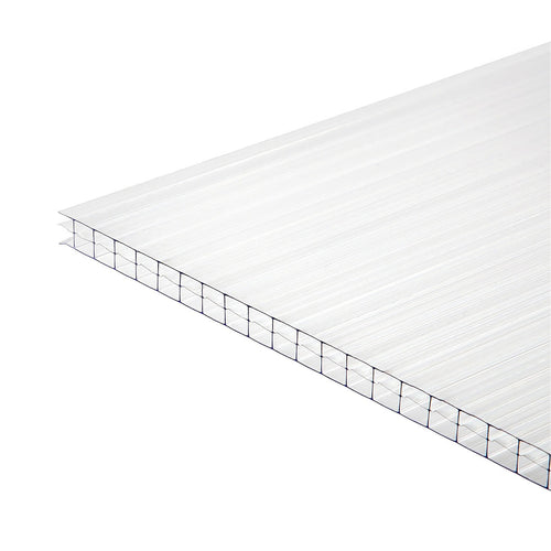 Polycarbonate Roofing Sheets Clear – UV Resistant Corrugated Roof Panels 105x210x1cm (5 Pack Bulk Pack)