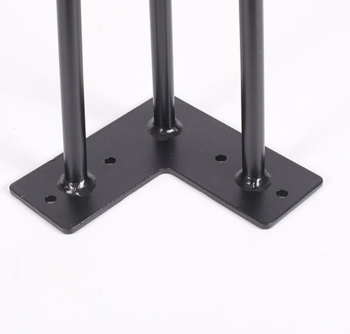 Industrial Hairpin Table Legs – Set of 4 Black 3-Rod Legs, 71cm High