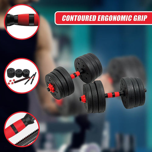 Adjustable Dumbbell Weights Set - 20kg 