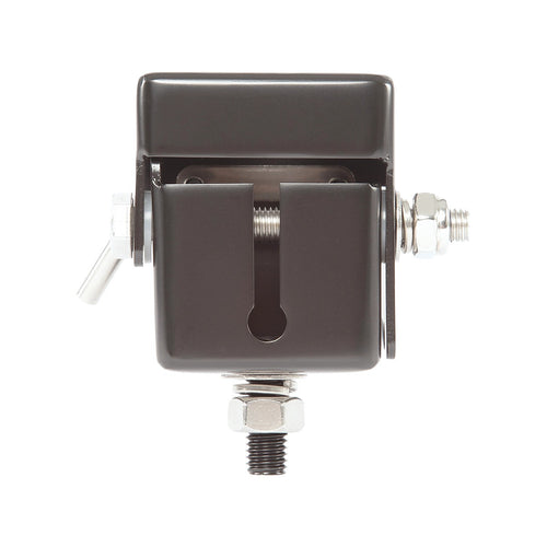 Adjustable Folding UHF Antenna Mount Bracket – Black Bullbar Clamp for 4WD, Truck & Off-Road Vehicles