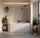 120cm Frameless Glass Bath Screen with Channel and Stainless Steel Hinges- Black