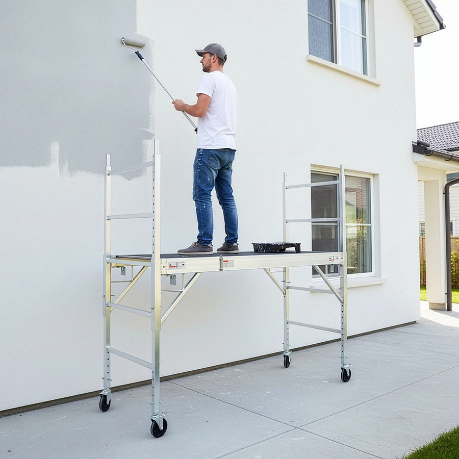 Scaffolding for Home Use – Adjustable Platform with Hatch