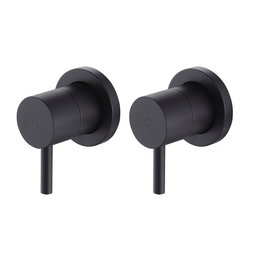 Bathroom Shower Bath Hot and Cold Mixer WATERMARK Certified - Black