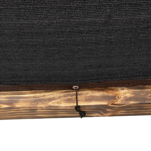 Roof Pergola Gazebo Shed Matte Black Steel Double with Black Screens Brackets DIY Kits