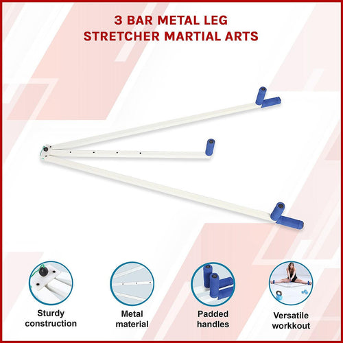 3 Bar Metal Leg Stretcher - Martial Arts