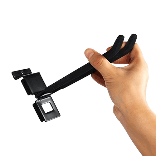 Slatwall Storage Pack for Retail Display Garage Storage - Black Double Hook