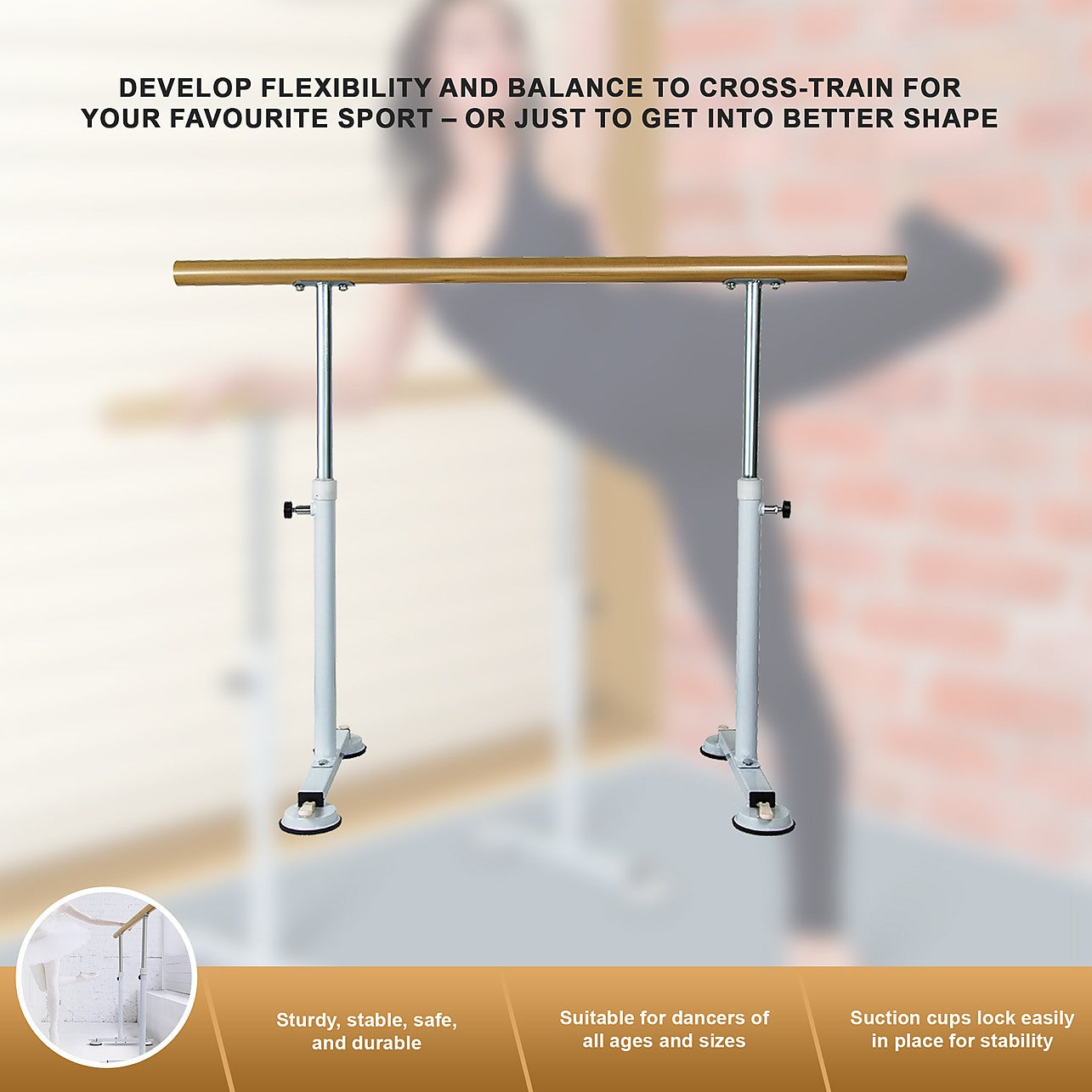 Portable Single Ballet Barre