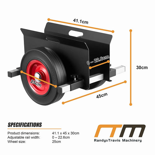 Panel Dolly 453kg Load Capacity Adjustable Clamp Drywall Cart