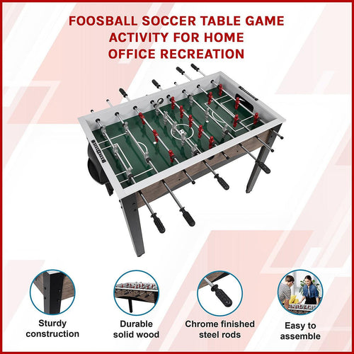 Foosball Soccer Table Game Activity for Home Office Recreation