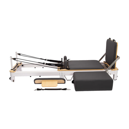 Folding Pilates Reformer Machine – Compact Home Workout Bed for Full-Body Strength & Fitness Training