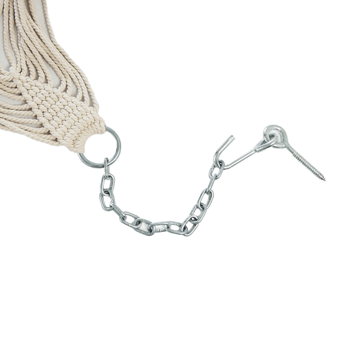 4m Traditional Cotton Rope Hammock with Hanging Hardware